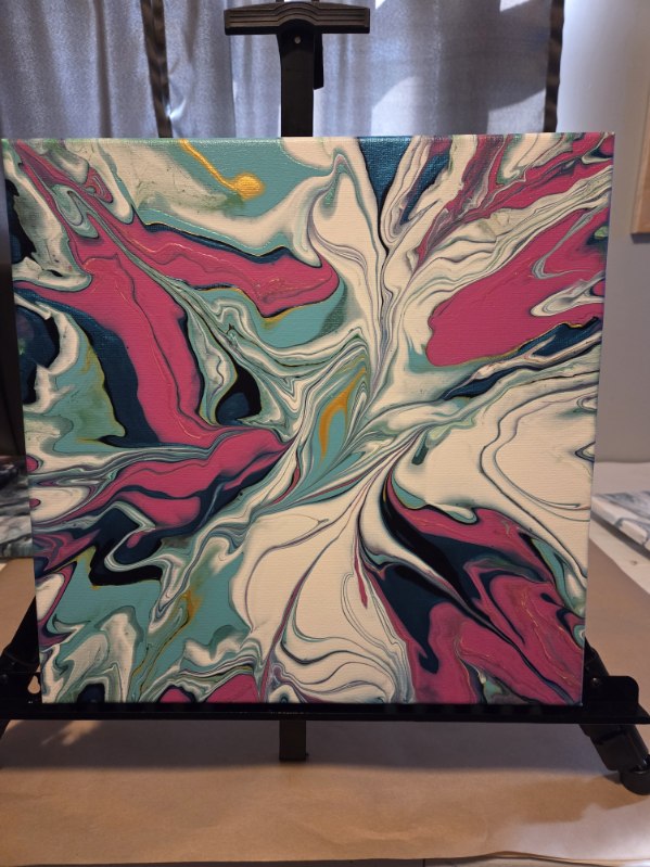Paint Pour 14x14