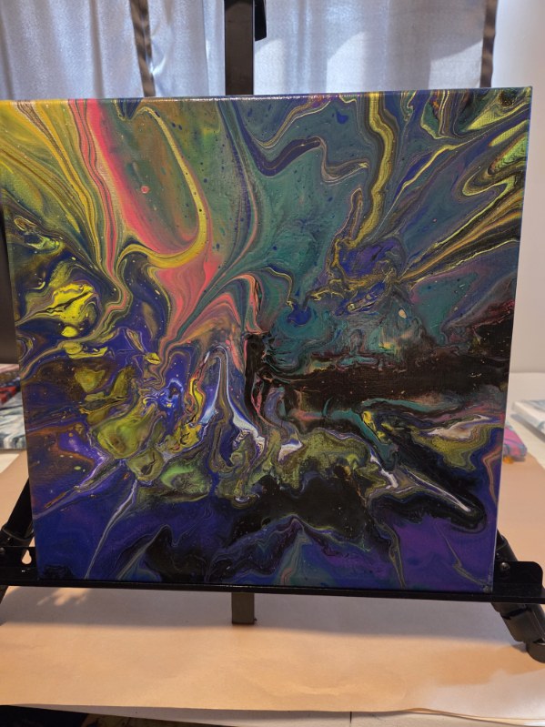 Paint Pour 14x14