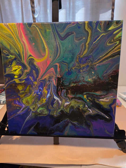 Paint Pour 14x14
