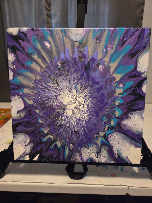 Paint Pour 14x14