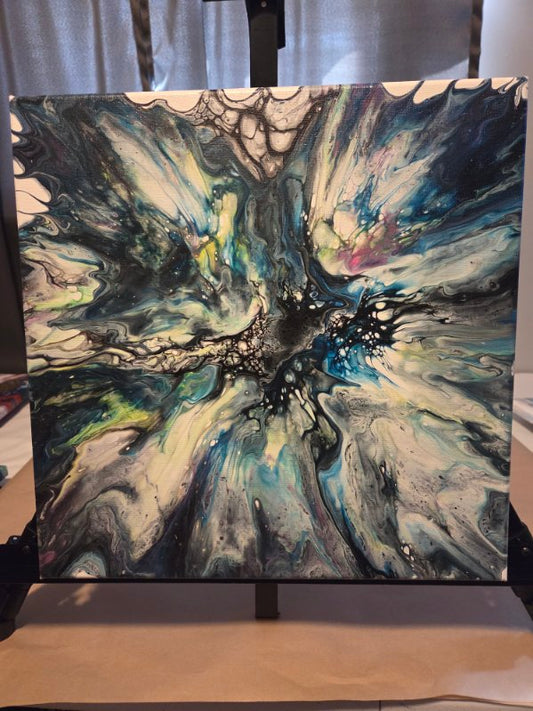 Paint Pour 14x14
